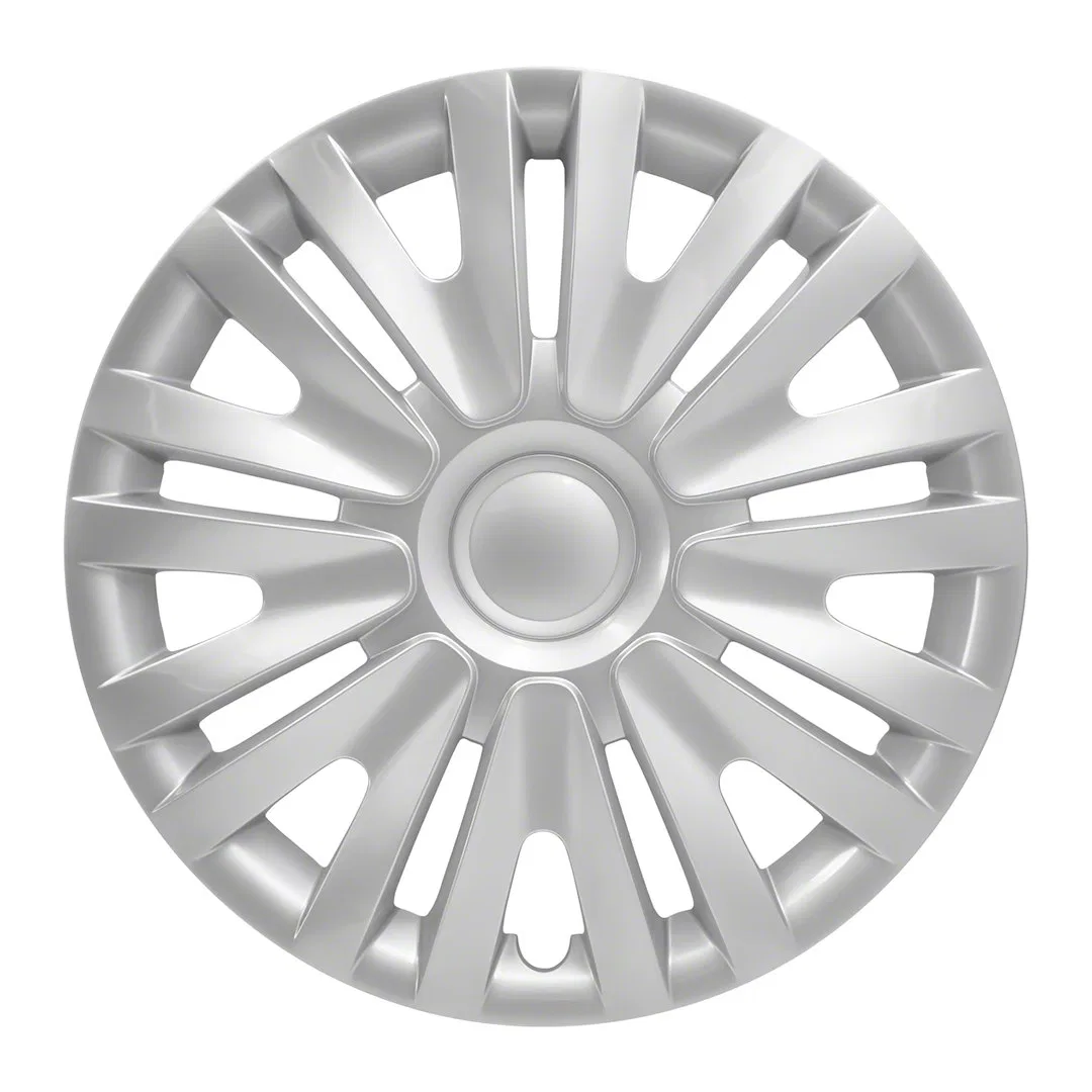 IWC50715S – COAST2COAST Wheel Cover, 15 Inch 9 Split Spoke Silver Plastic Set Of 4 Spring Steel Clip